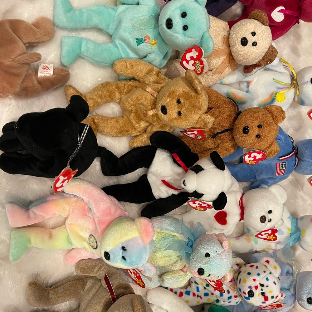 TY Beanie baby lot 48 total new excellent condition with tags. Many rare finds